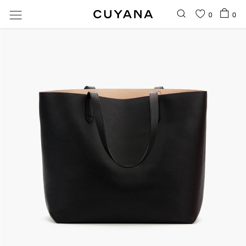 Cuyana Classic Structured Tote - Italian Leather
